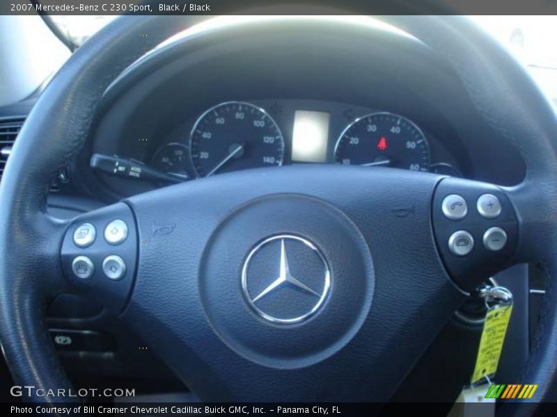 Black / Black 2007 Mercedes-Benz C 230 Sport
