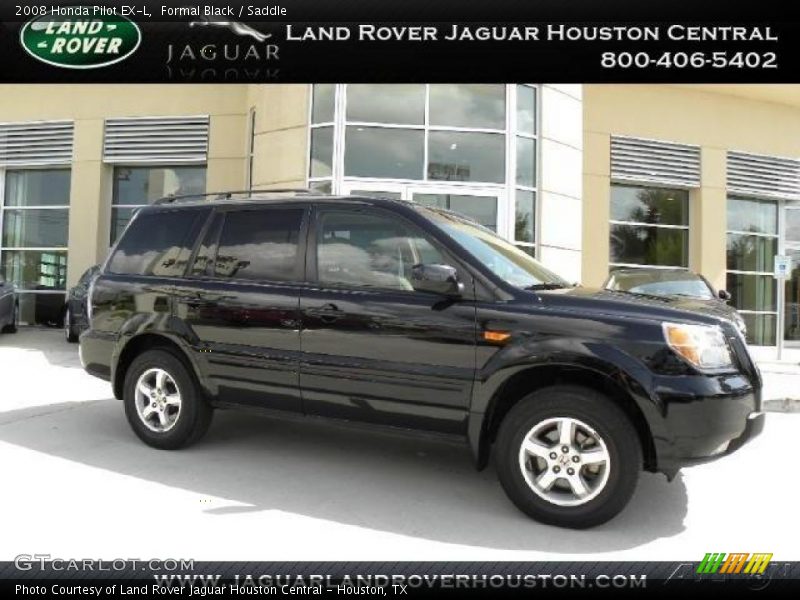 Formal Black / Saddle 2008 Honda Pilot EX-L