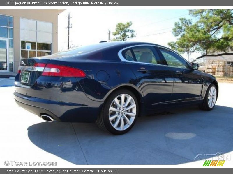 Indigo Blue Metallic / Barley 2010 Jaguar XF Premium Sport Sedan