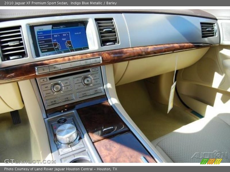 Indigo Blue Metallic / Barley 2010 Jaguar XF Premium Sport Sedan