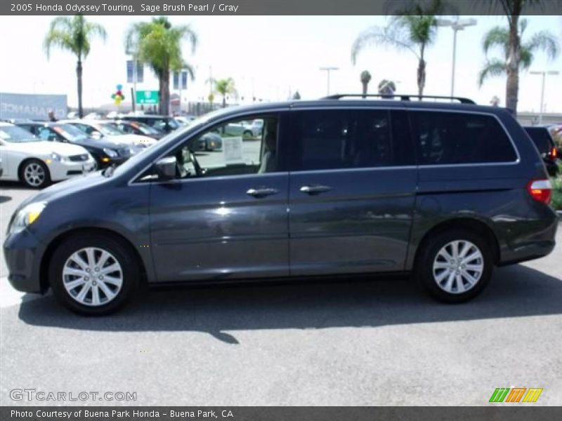 Sage Brush Pearl / Gray 2005 Honda Odyssey Touring