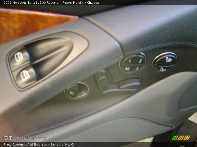Pewter Metallic / Charcoal 2006 Mercedes-Benz SL 500 Roadster