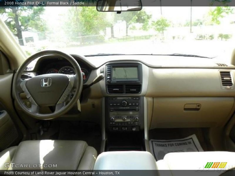Formal Black / Saddle 2008 Honda Pilot EX-L