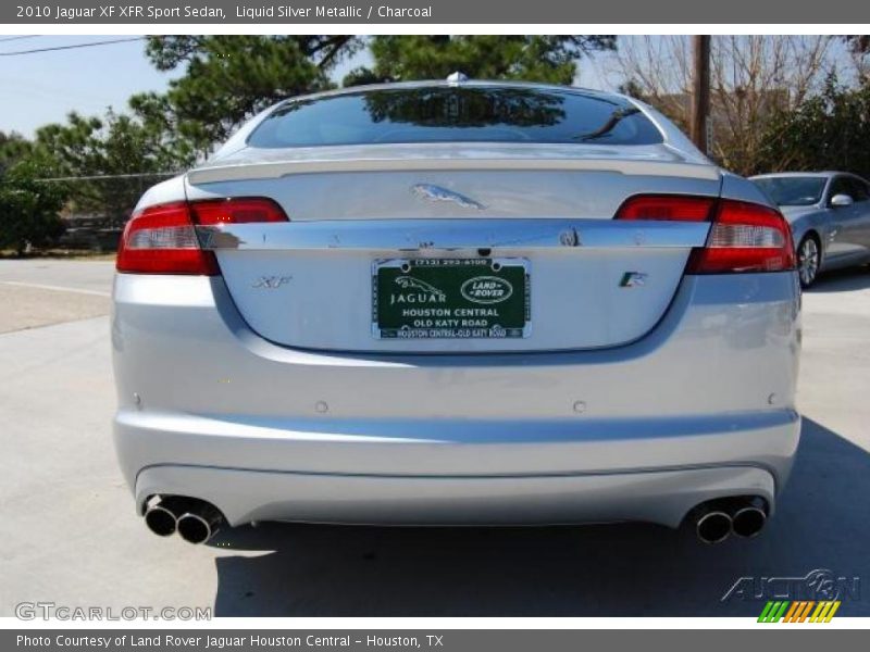 Liquid Silver Metallic / Charcoal 2010 Jaguar XF XFR Sport Sedan