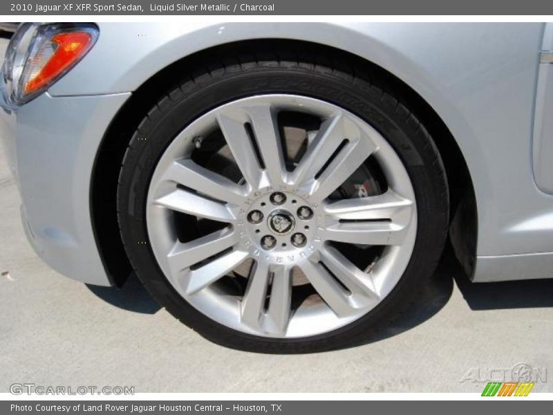 Liquid Silver Metallic / Charcoal 2010 Jaguar XF XFR Sport Sedan