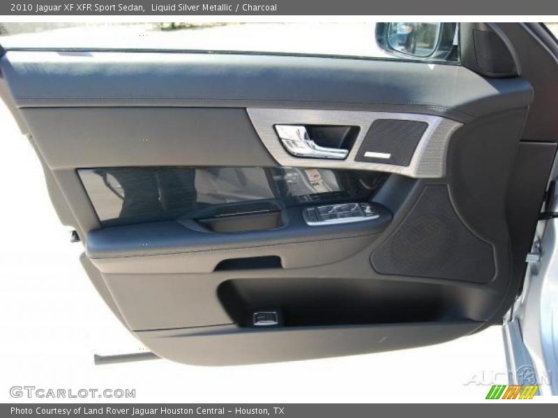 Liquid Silver Metallic / Charcoal 2010 Jaguar XF XFR Sport Sedan
