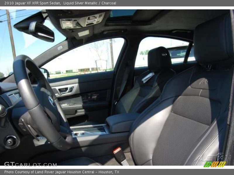 Liquid Silver Metallic / Charcoal 2010 Jaguar XF XFR Sport Sedan