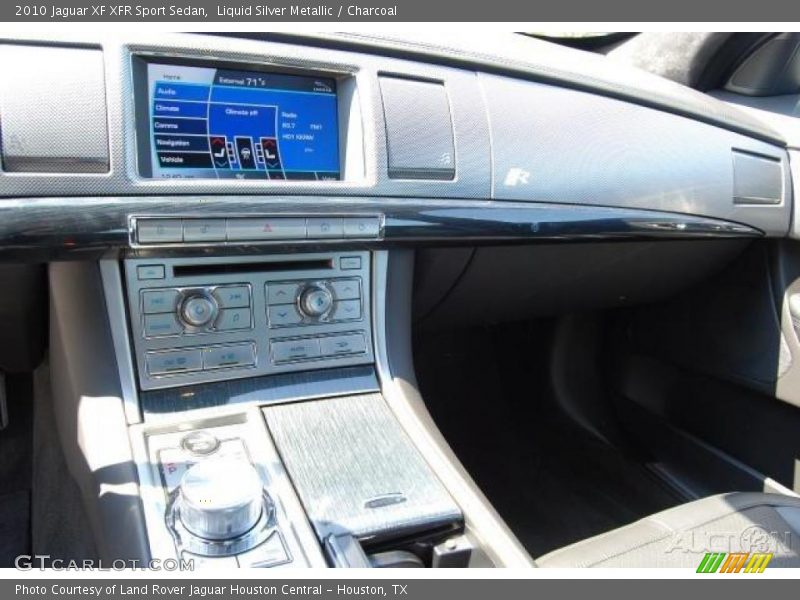Liquid Silver Metallic / Charcoal 2010 Jaguar XF XFR Sport Sedan