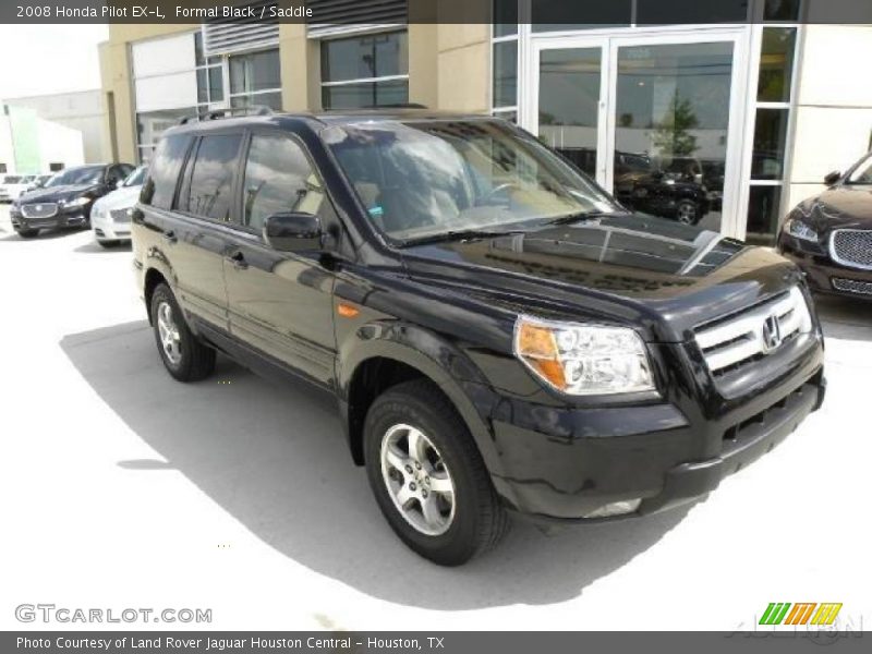 Formal Black / Saddle 2008 Honda Pilot EX-L