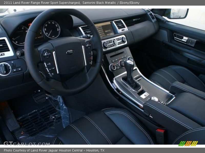 Santorini Black Metallic / Ebony/Ebony 2011 Land Rover Range Rover Sport Supercharged