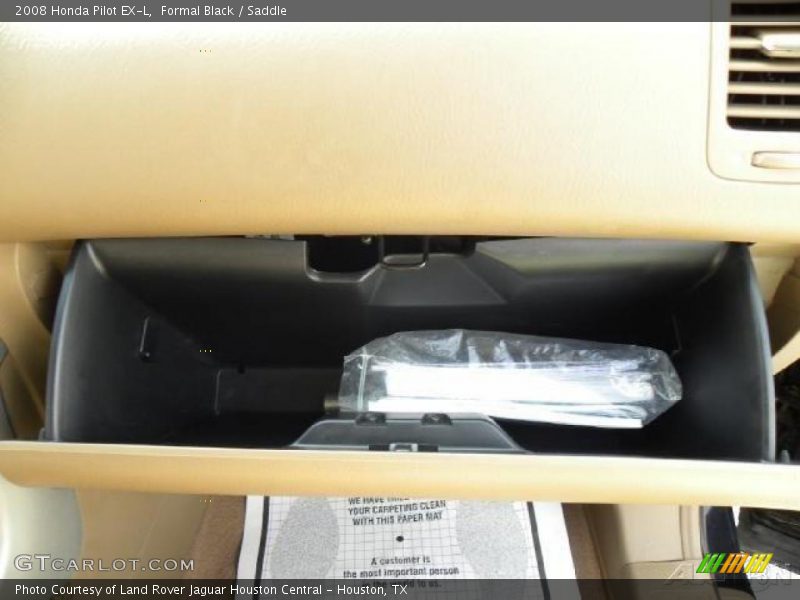 Formal Black / Saddle 2008 Honda Pilot EX-L