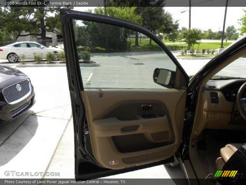 Formal Black / Saddle 2008 Honda Pilot EX-L