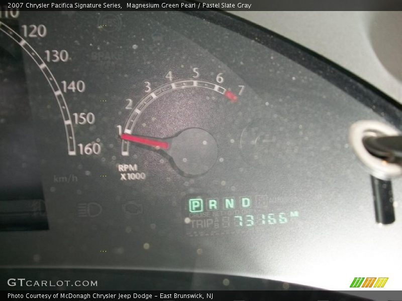 Magnesium Green Pearl / Pastel Slate Gray 2007 Chrysler Pacifica Signature Series
