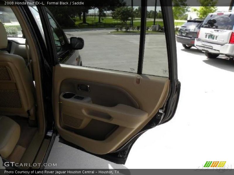 Formal Black / Saddle 2008 Honda Pilot EX-L