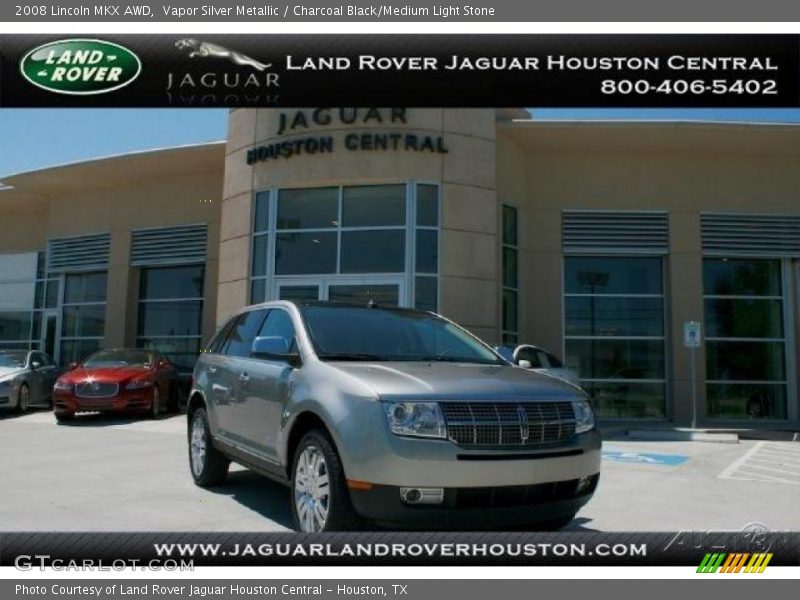 Vapor Silver Metallic / Charcoal Black/Medium Light Stone 2008 Lincoln MKX AWD