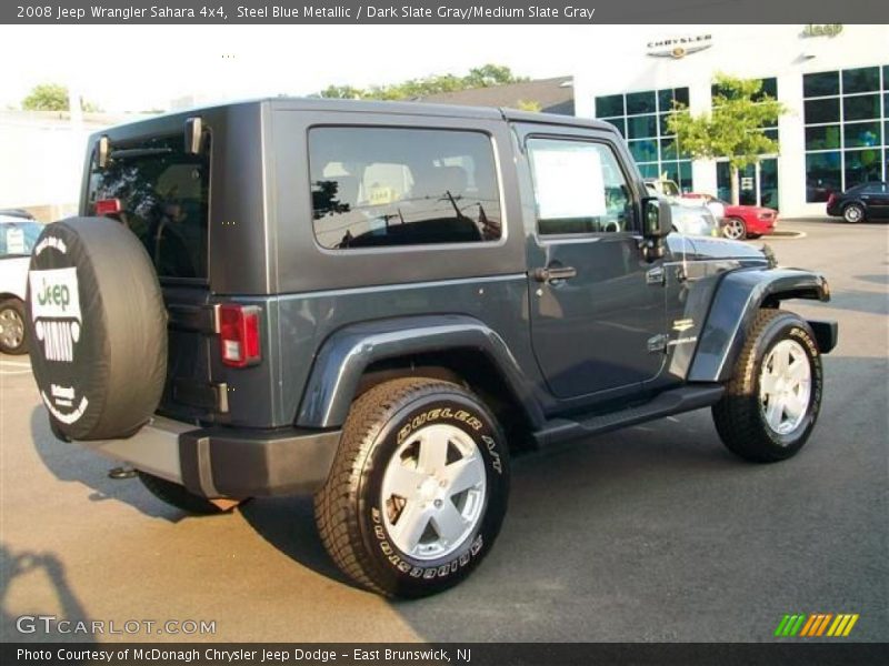 Steel Blue Metallic / Dark Slate Gray/Medium Slate Gray 2008 Jeep Wrangler Sahara 4x4