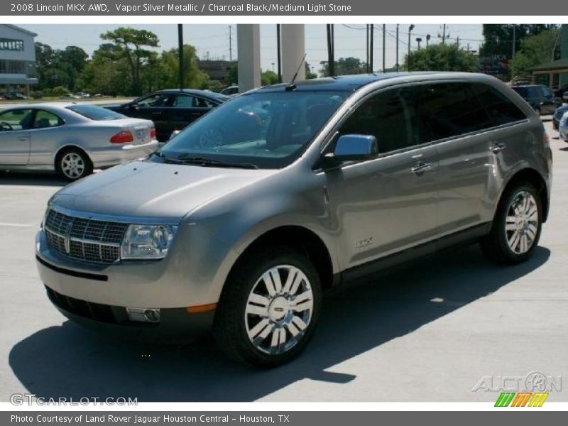 Vapor Silver Metallic / Charcoal Black/Medium Light Stone 2008 Lincoln MKX AWD