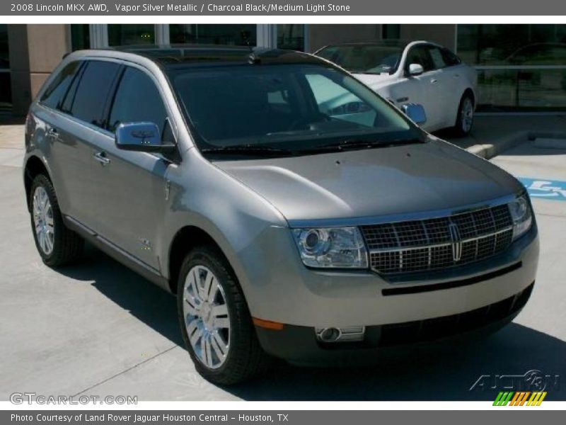 Vapor Silver Metallic / Charcoal Black/Medium Light Stone 2008 Lincoln MKX AWD