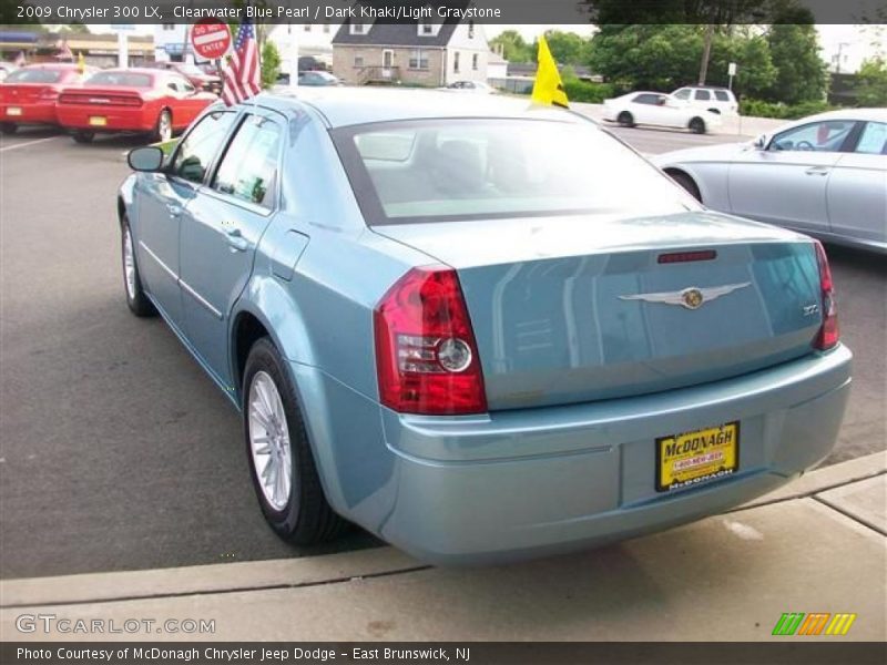 Clearwater Blue Pearl / Dark Khaki/Light Graystone 2009 Chrysler 300 LX