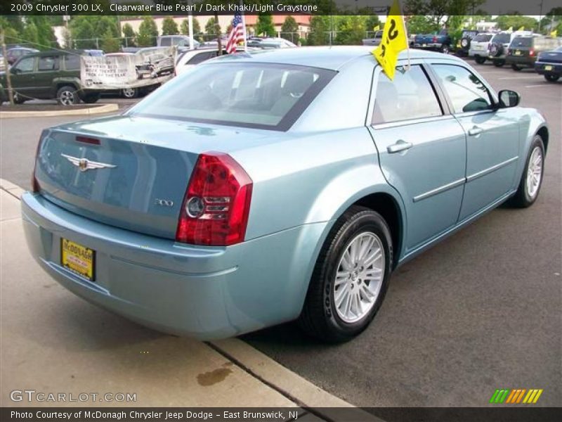 Clearwater Blue Pearl / Dark Khaki/Light Graystone 2009 Chrysler 300 LX