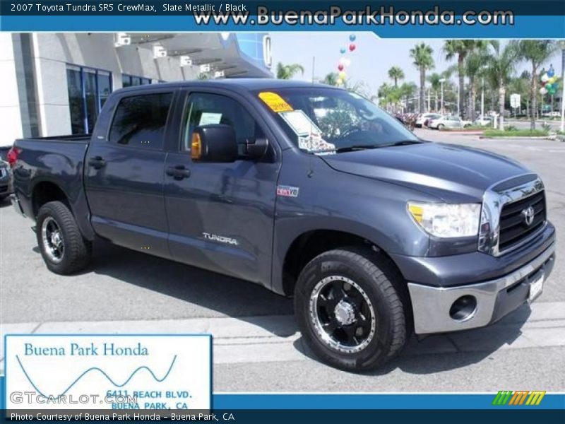 Slate Metallic / Black 2007 Toyota Tundra SR5 CrewMax