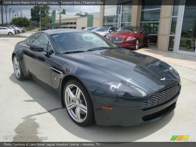 Tempest Blue / Phantom Grey 2008 Aston Martin V8 Vantage Coupe