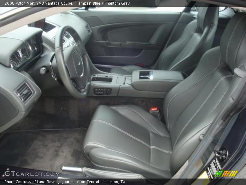 Tempest Blue / Phantom Grey 2008 Aston Martin V8 Vantage Coupe