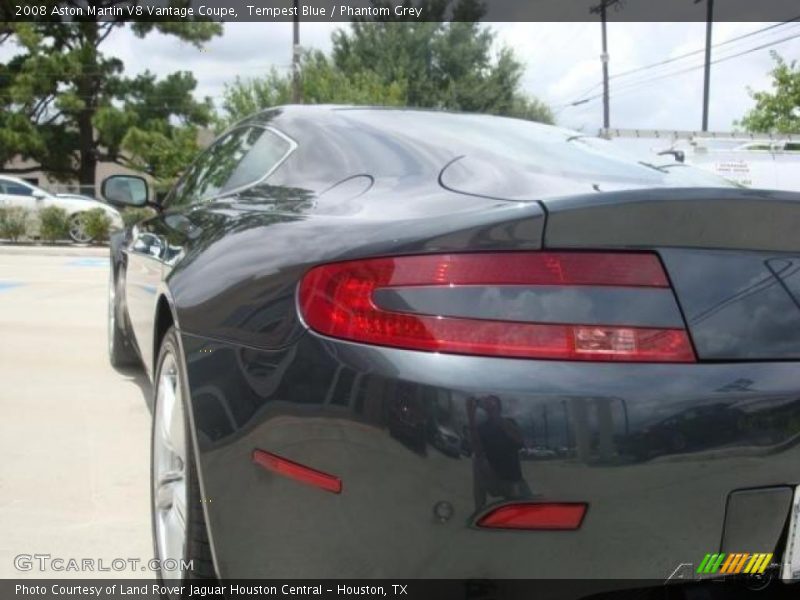 Tempest Blue / Phantom Grey 2008 Aston Martin V8 Vantage Coupe