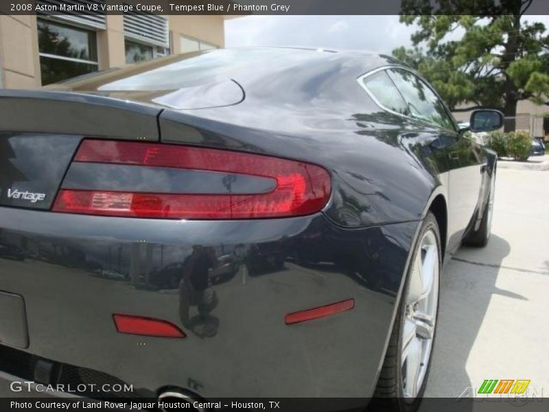 Tempest Blue / Phantom Grey 2008 Aston Martin V8 Vantage Coupe