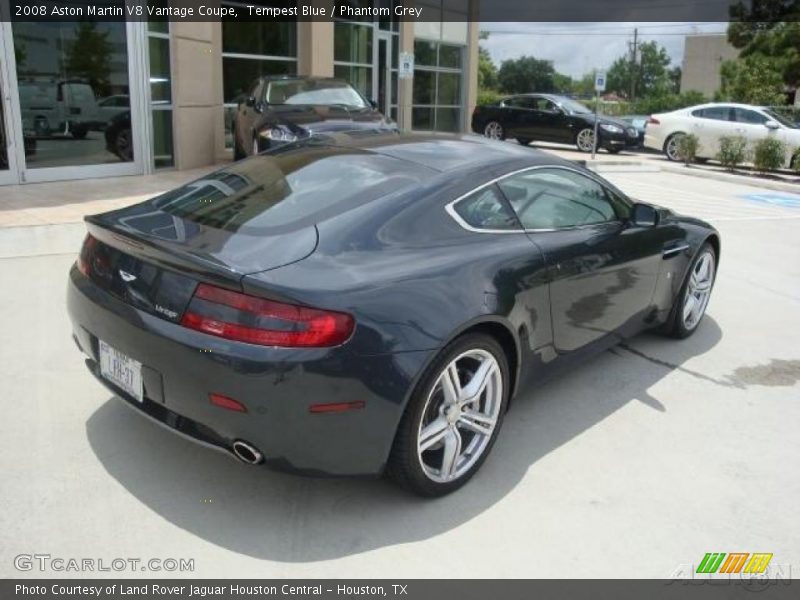 Tempest Blue / Phantom Grey 2008 Aston Martin V8 Vantage Coupe