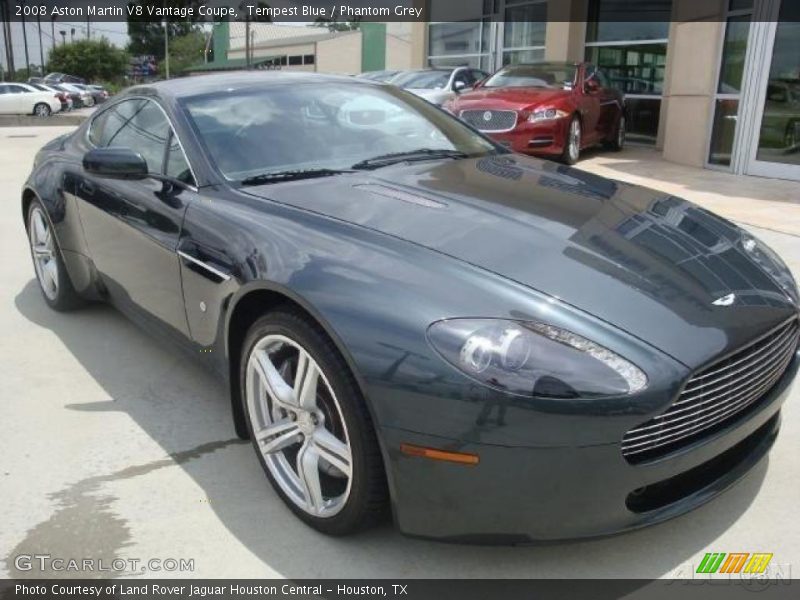 Tempest Blue / Phantom Grey 2008 Aston Martin V8 Vantage Coupe