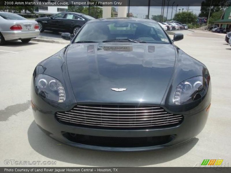 Tempest Blue / Phantom Grey 2008 Aston Martin V8 Vantage Coupe