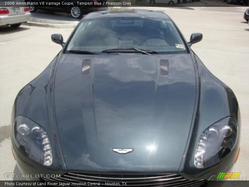Tempest Blue / Phantom Grey 2008 Aston Martin V8 Vantage Coupe