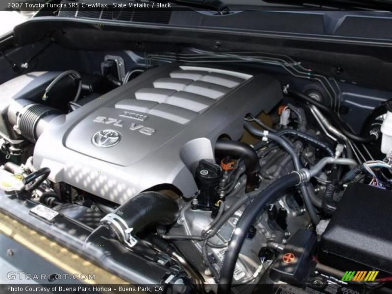 Slate Metallic / Black 2007 Toyota Tundra SR5 CrewMax