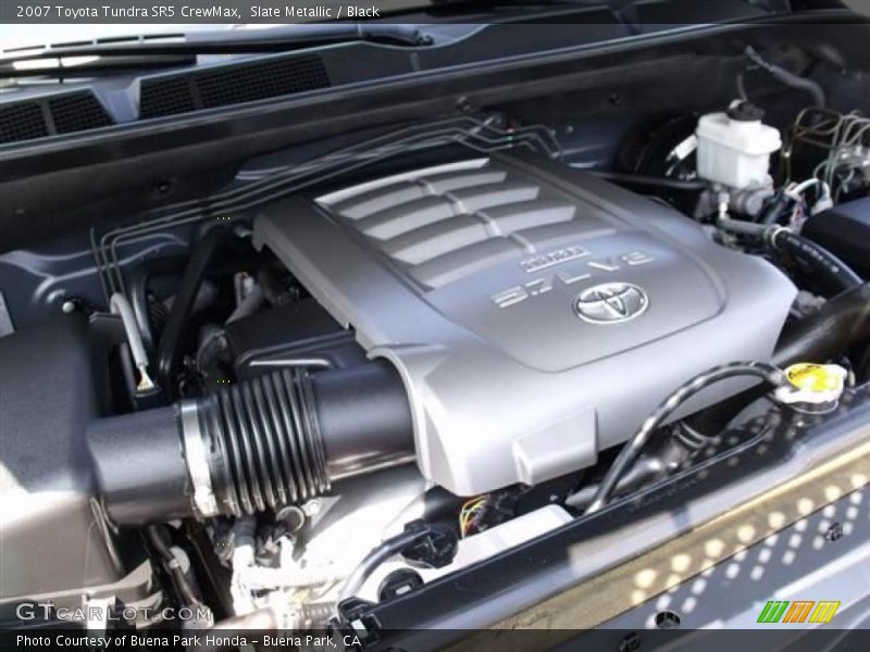 Slate Metallic / Black 2007 Toyota Tundra SR5 CrewMax