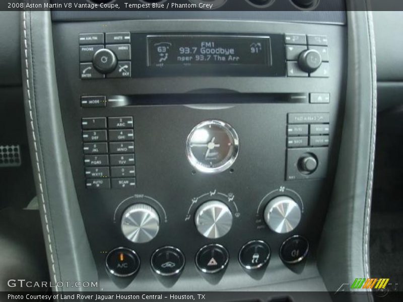 Tempest Blue / Phantom Grey 2008 Aston Martin V8 Vantage Coupe