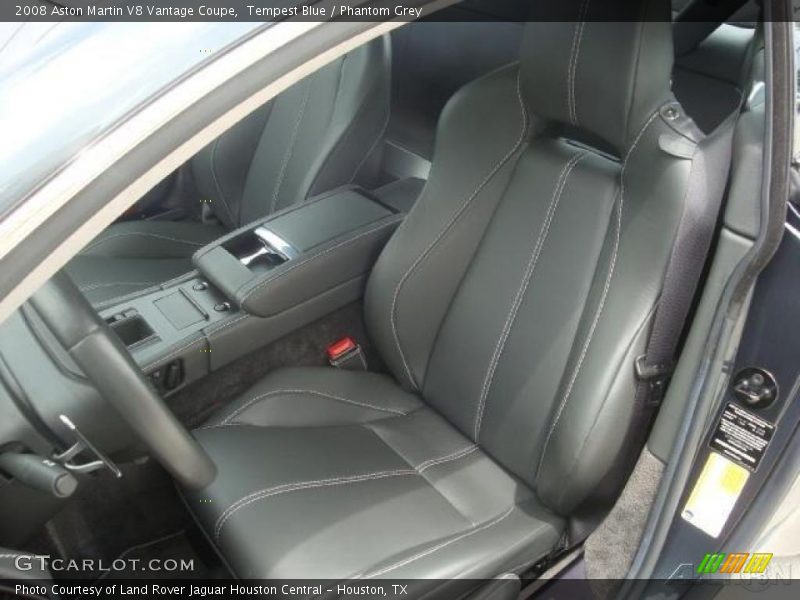 Tempest Blue / Phantom Grey 2008 Aston Martin V8 Vantage Coupe