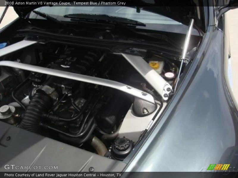 Tempest Blue / Phantom Grey 2008 Aston Martin V8 Vantage Coupe