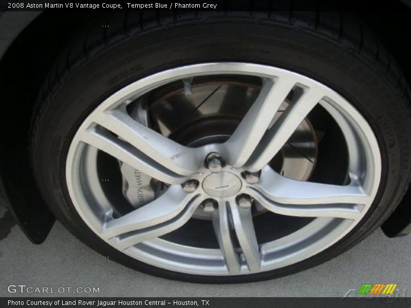 Tempest Blue / Phantom Grey 2008 Aston Martin V8 Vantage Coupe