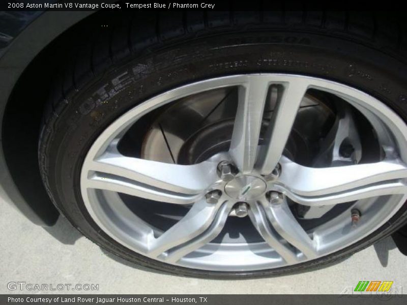 Tempest Blue / Phantom Grey 2008 Aston Martin V8 Vantage Coupe