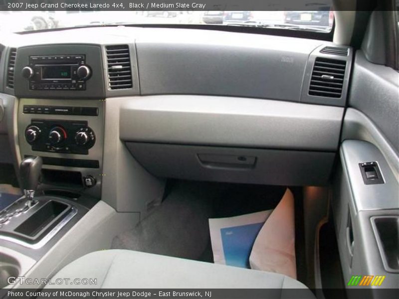 Black / Medium Slate Gray 2007 Jeep Grand Cherokee Laredo 4x4