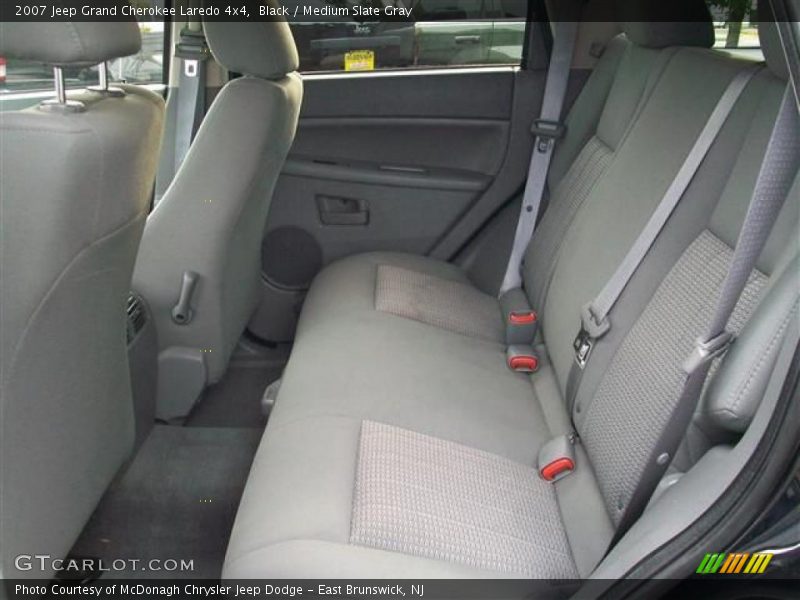 Black / Medium Slate Gray 2007 Jeep Grand Cherokee Laredo 4x4