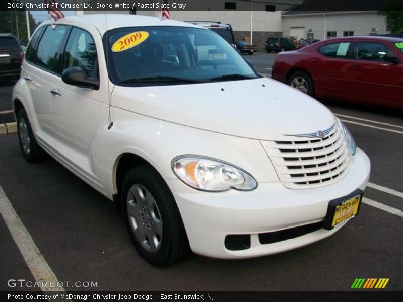 Stone White / Pastel Slate Gray 2009 Chrysler PT Cruiser LX