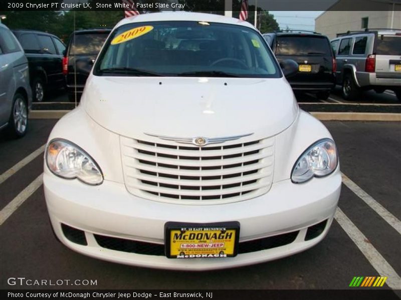 Stone White / Pastel Slate Gray 2009 Chrysler PT Cruiser LX