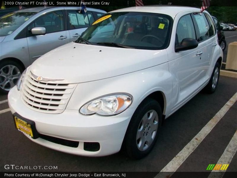 Stone White / Pastel Slate Gray 2009 Chrysler PT Cruiser LX