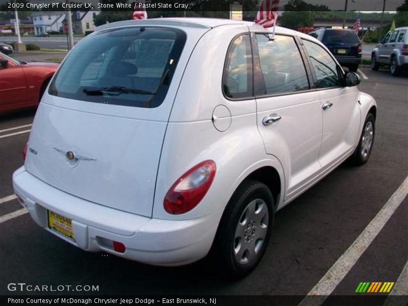 Stone White / Pastel Slate Gray 2009 Chrysler PT Cruiser LX