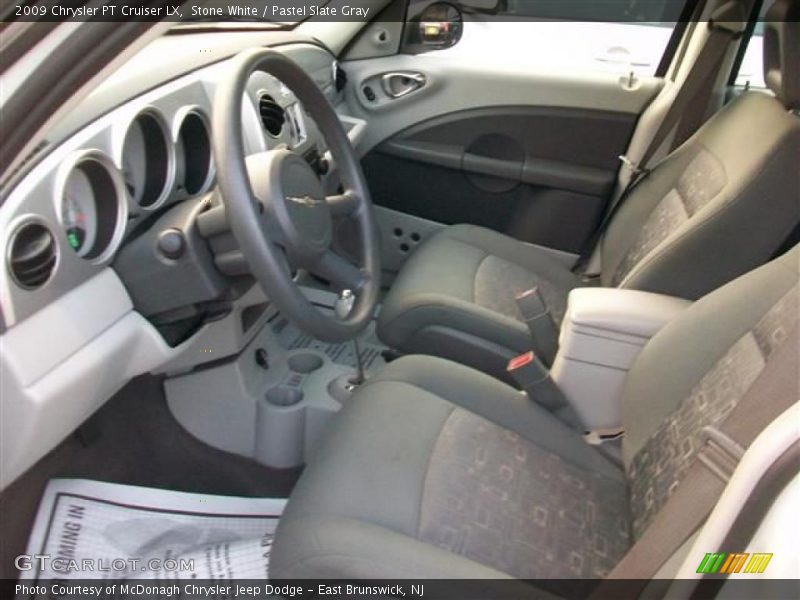 Stone White / Pastel Slate Gray 2009 Chrysler PT Cruiser LX