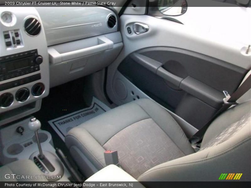 Stone White / Pastel Slate Gray 2009 Chrysler PT Cruiser LX