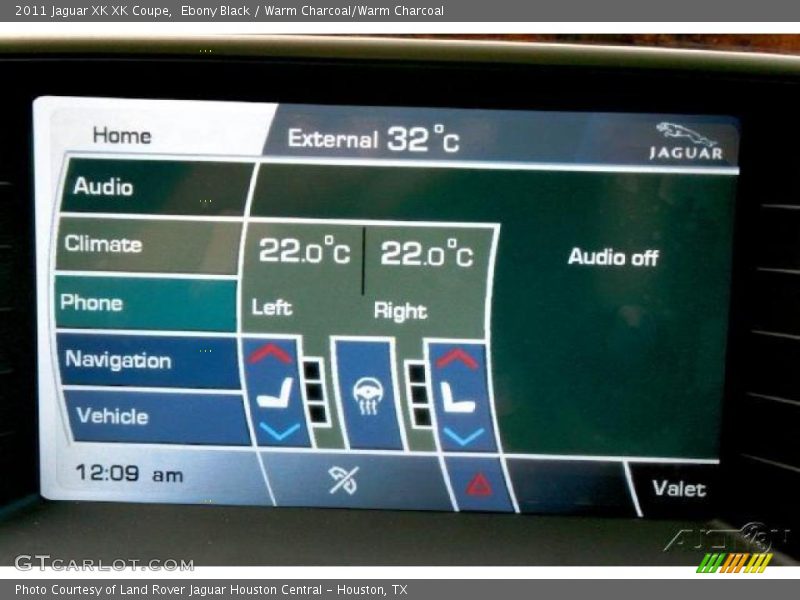 Ebony Black / Warm Charcoal/Warm Charcoal 2011 Jaguar XK XK Coupe