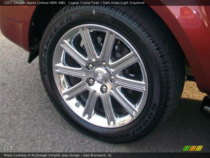 Cognac Crystal Pearl / Dark Khaki/Light Graystone 2007 Chrysler Aspen Limited HEMI 4WD